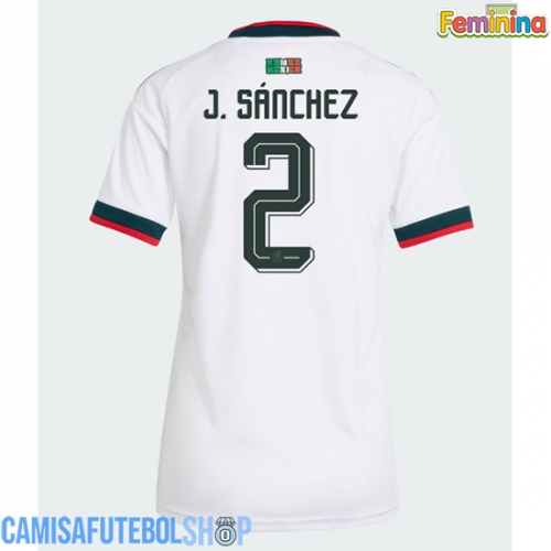 Camisa de time de futebol México Jorge Sanchez #2 Replicas 2º Equipamento Feminina Mundo 2026 Manga Curta